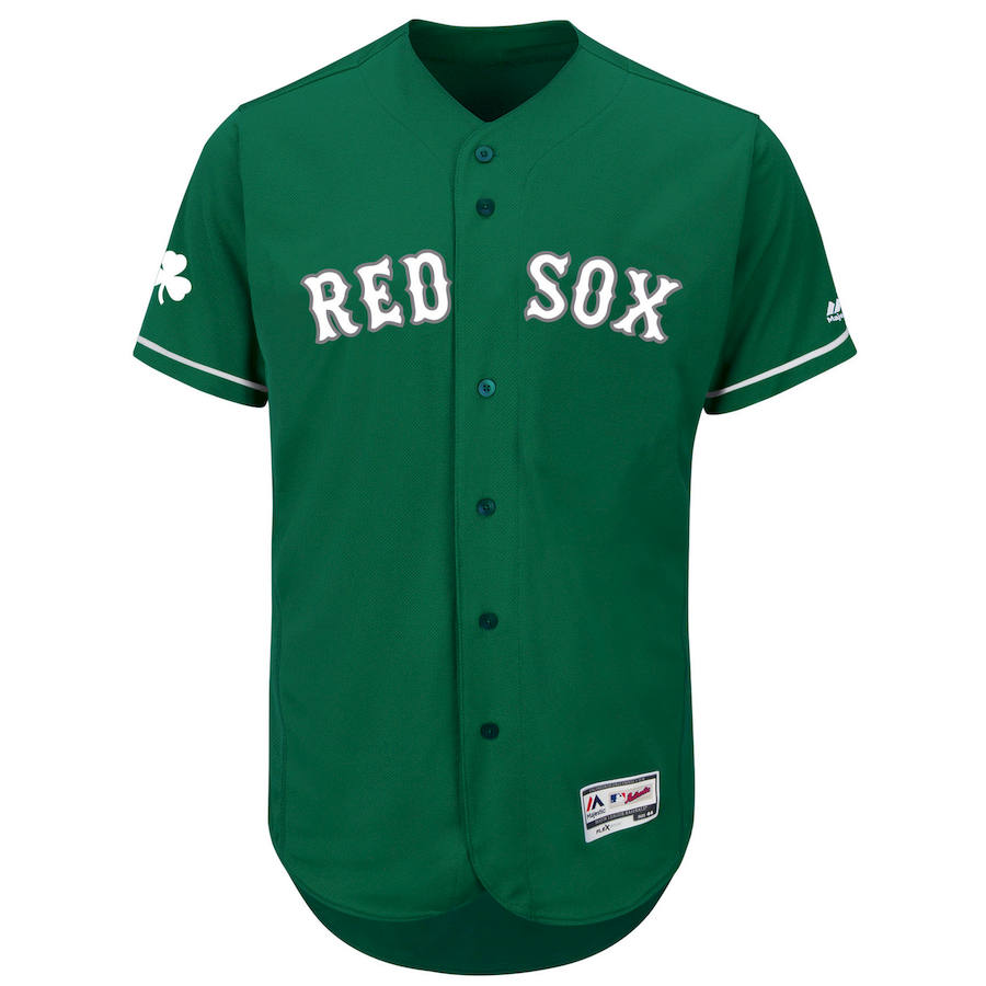st patricks day red sox jersey